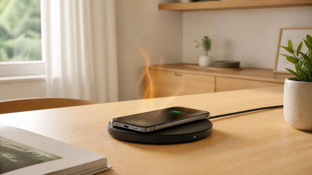 Is wireless charging heat normal? Temperature ranges and warning signs