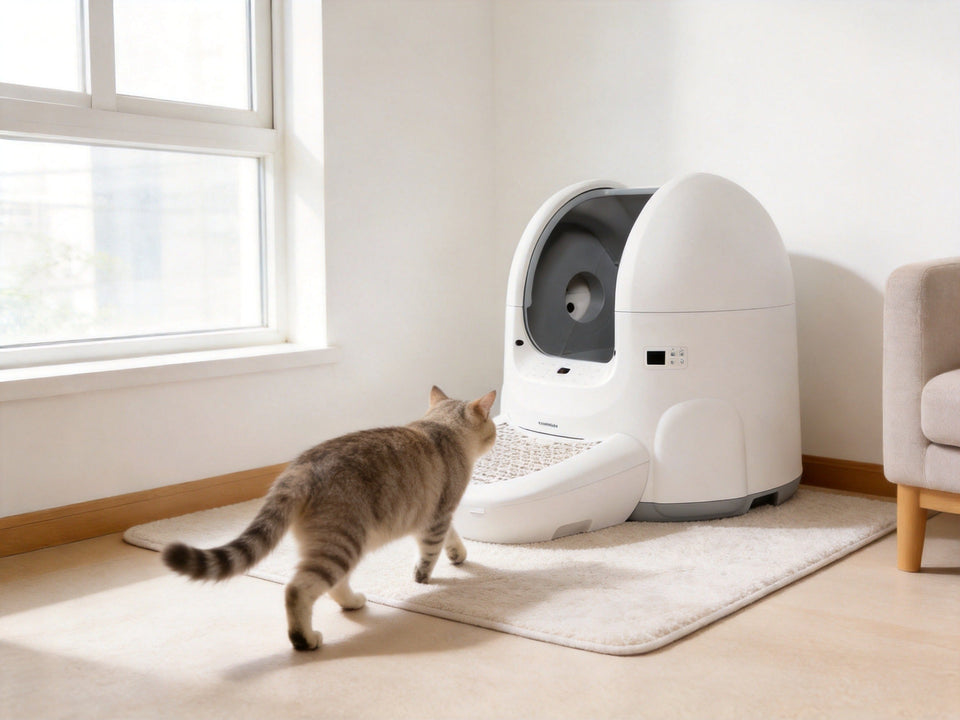 How to choose an automatic cat litter box: safety sensors and odor control
