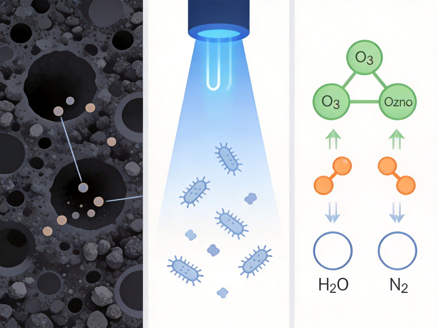 Litter box odor control: activated carbon, UV sterilization, and ozone compared