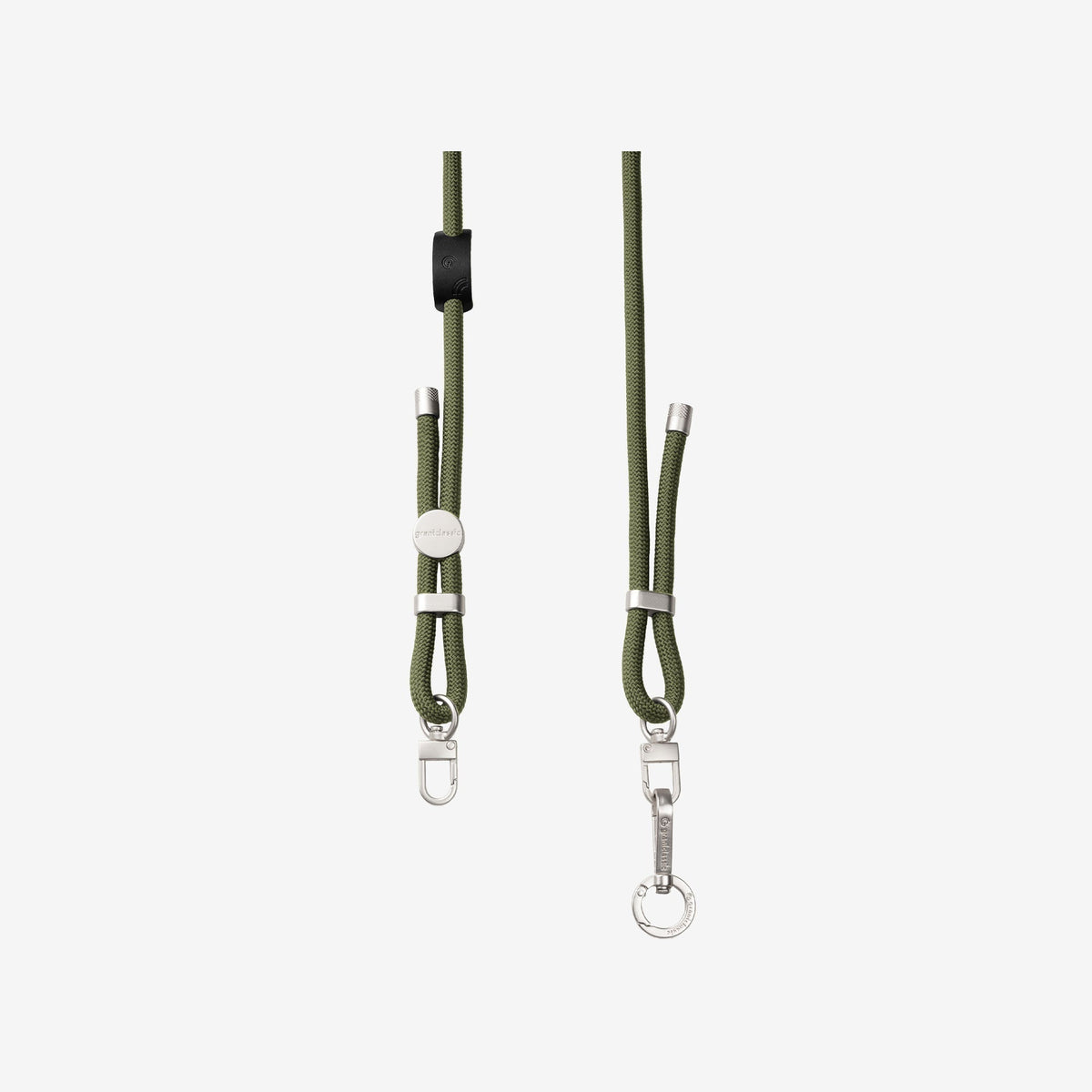 Velvet Strap phone lanyard - Light Gray - Image 3 | grantclassic