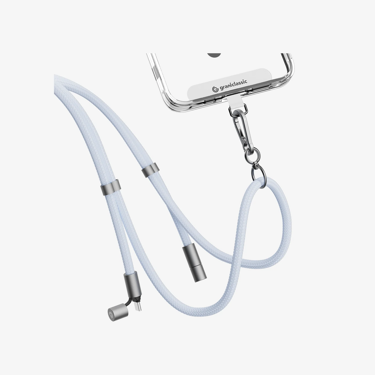 Velvet Strap Pro charging lanyard, 160 cm | grantclassic