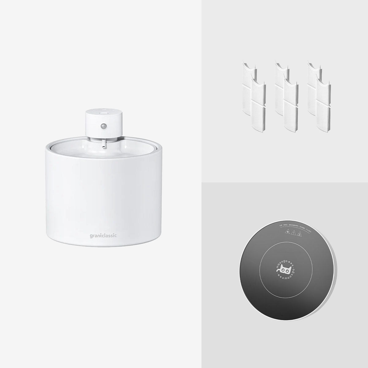[Pet Bundle] AquaLux fountain, UV Edition + warming base + filter set — Image 2 | grantclassic