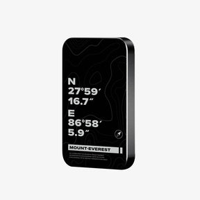 TITANSHIELD Solid-State Power Bank, Everest Black Design Edition front view | grantclassic
