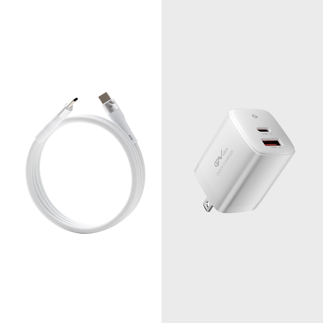 [Tidy Charge Kit] Magnetic Retracting Charging Cable + 30W Charger - Image 1 | grantclassic
