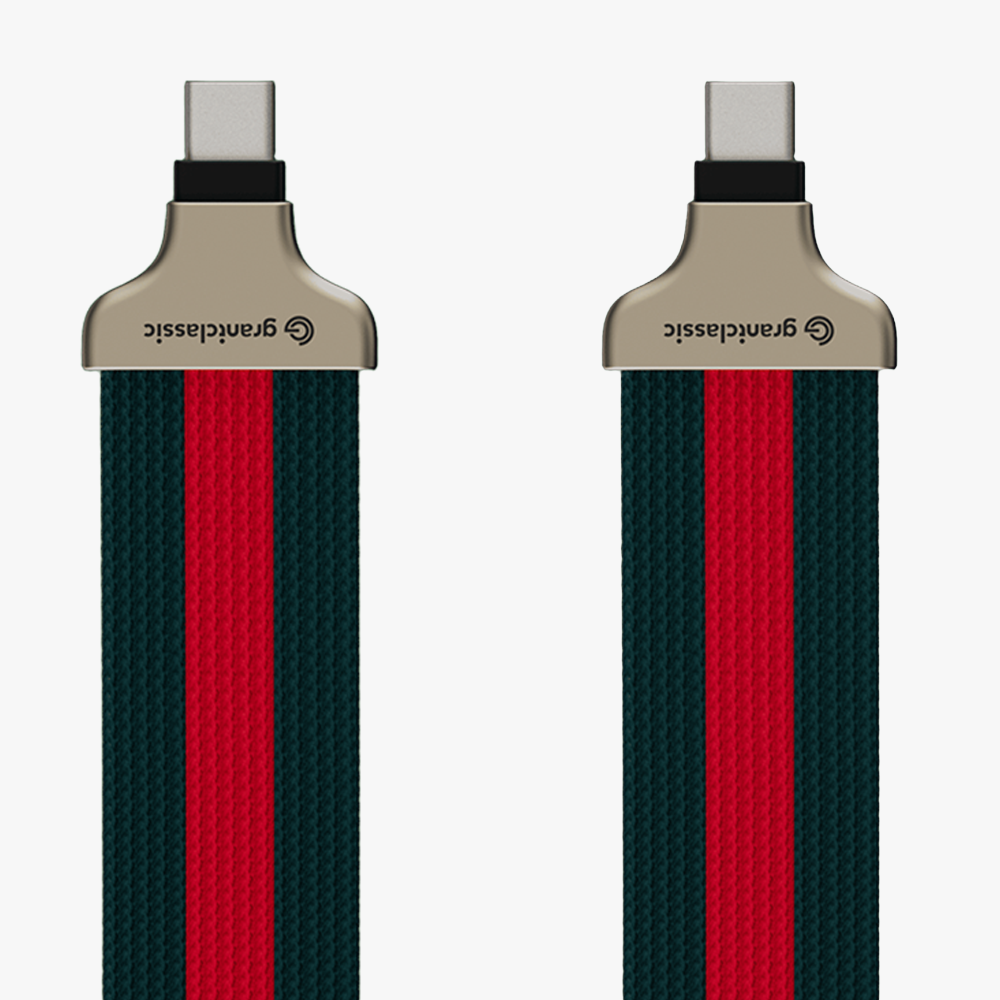 Velvet Strap Pro Firenze USB-C to USB-C 240W Phone Charging Lanyard, 15 mm Flat Cable - Image 8 | grantclassic
