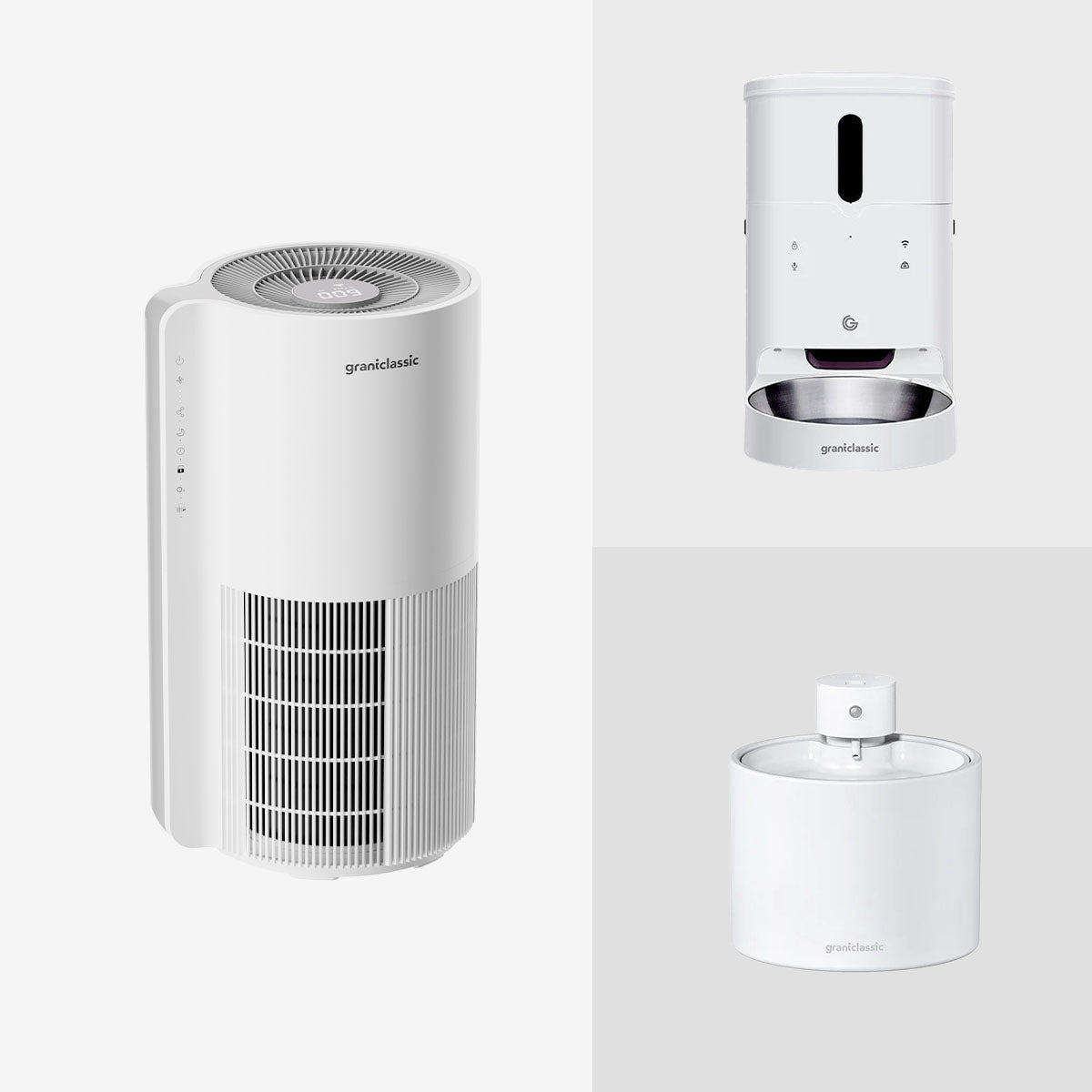 [Pet Bundle, Starter] LuxAir Purifier + LuxNourish Feeder + AquaLux Fountain - Image 1 | grantclassic