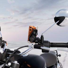 Dualfind Pro Motorcycle Phone Mount · Tracking Edition