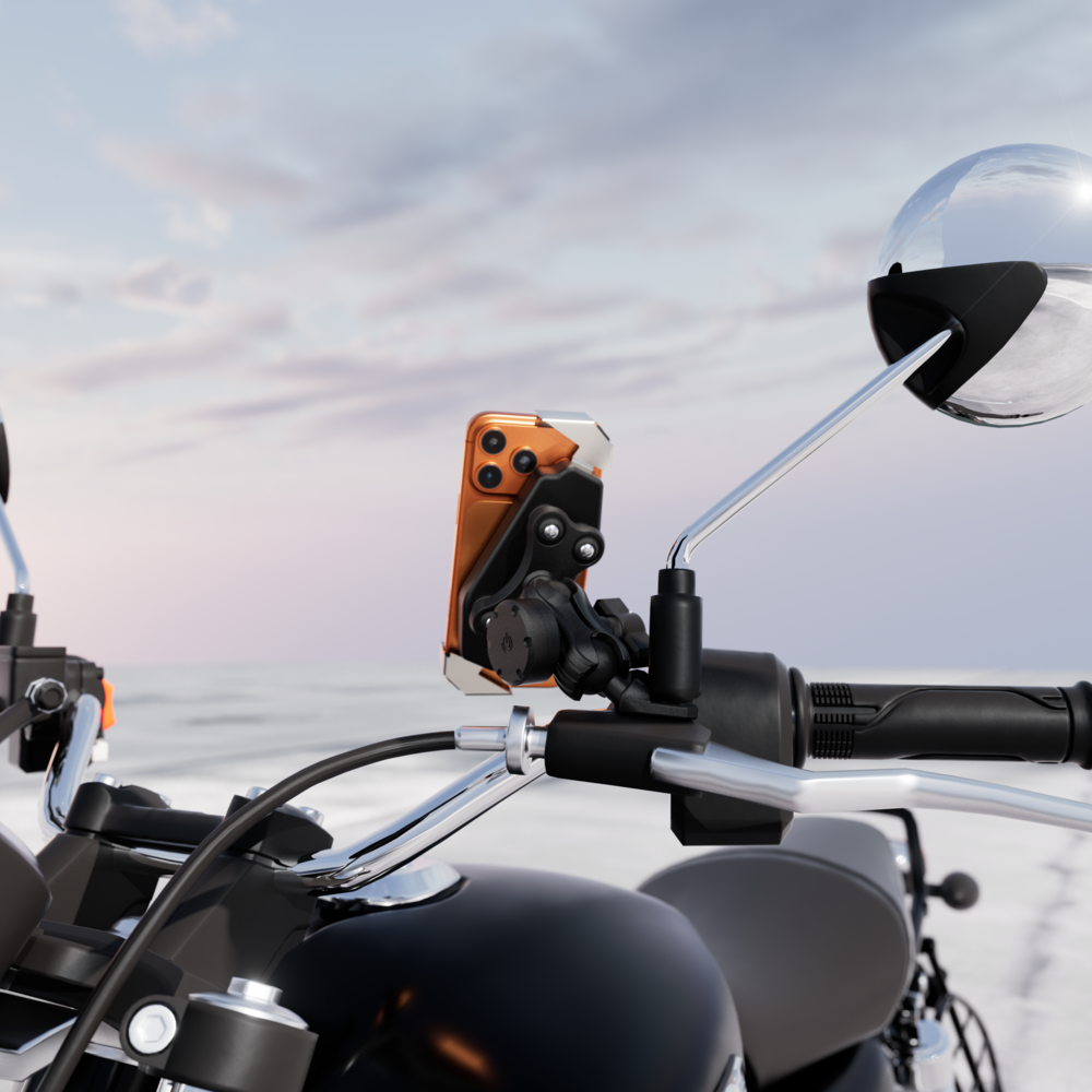 Dualfind Pro motorcycle phone mount, Locator Edition — image 9 | grantclassic