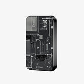 TITANSHIELD Solid-State Power Bank, Mecha Black see-through Design Edition front view | grantclassic