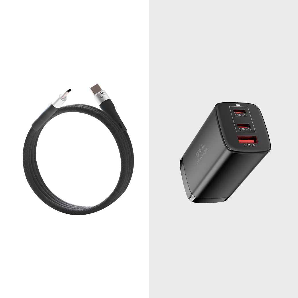[Tidy Charge Kit] Magnetic Retracting Charging Cable + 65W Charger - Image 2 | grantclassic