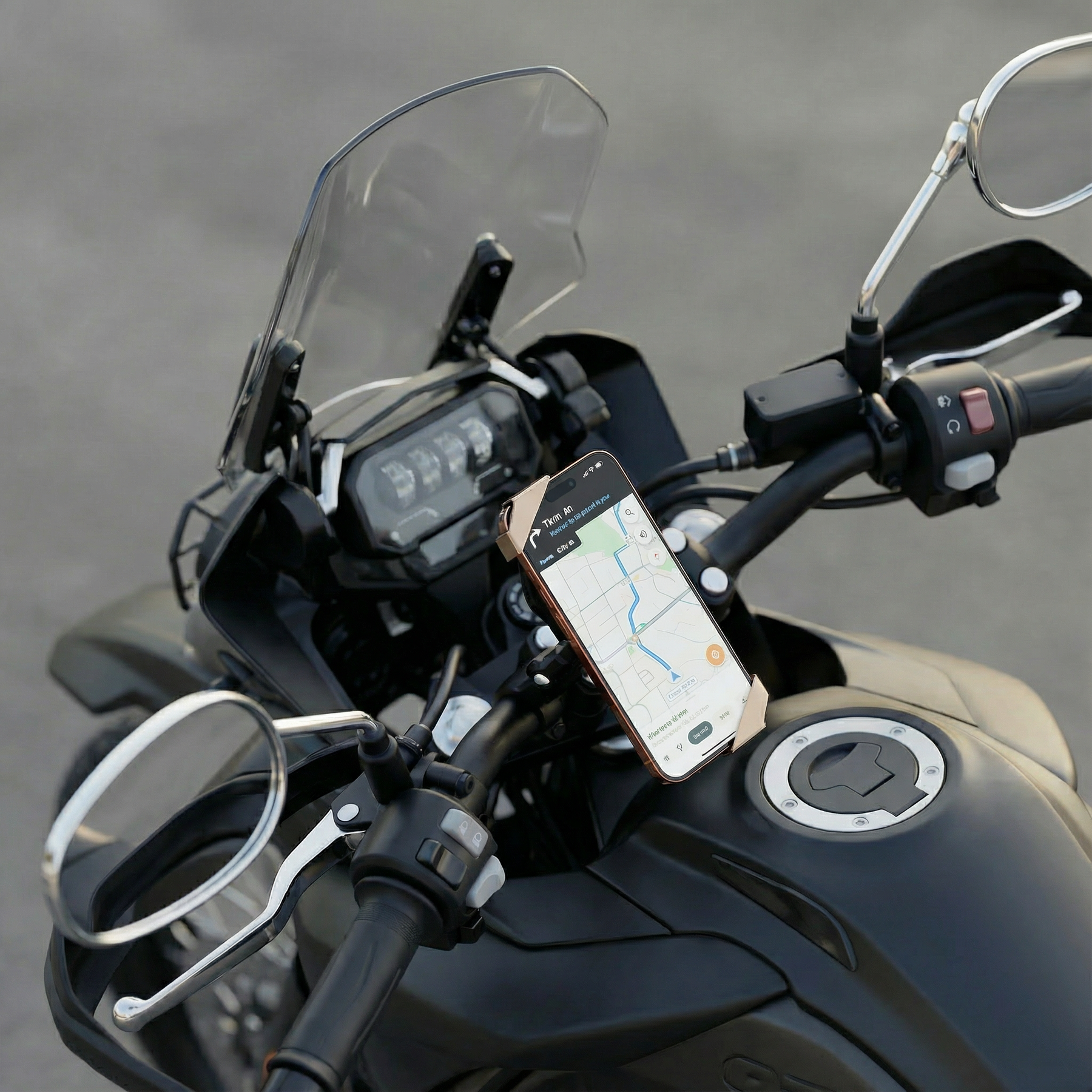 Dualfind Pro motorcycle phone mount, Locator Edition — image 6 | grantclassic