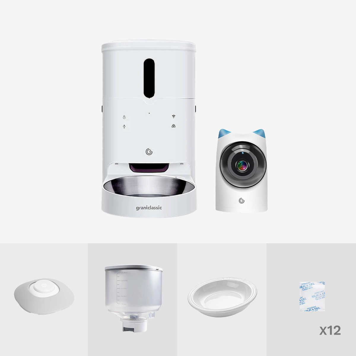 [Fully Loaded] LuxNourish Feeder + Pet Camera + Smart Button + Ceramic Bowl + 6 L Hopper - Image 1 | grantclassic