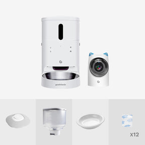 [Fully Loaded] LuxNourish Feeder + Pet Camera + Smart Button + Ceramic Bowl + 6 L Hopper - Image 1 | grantclassic