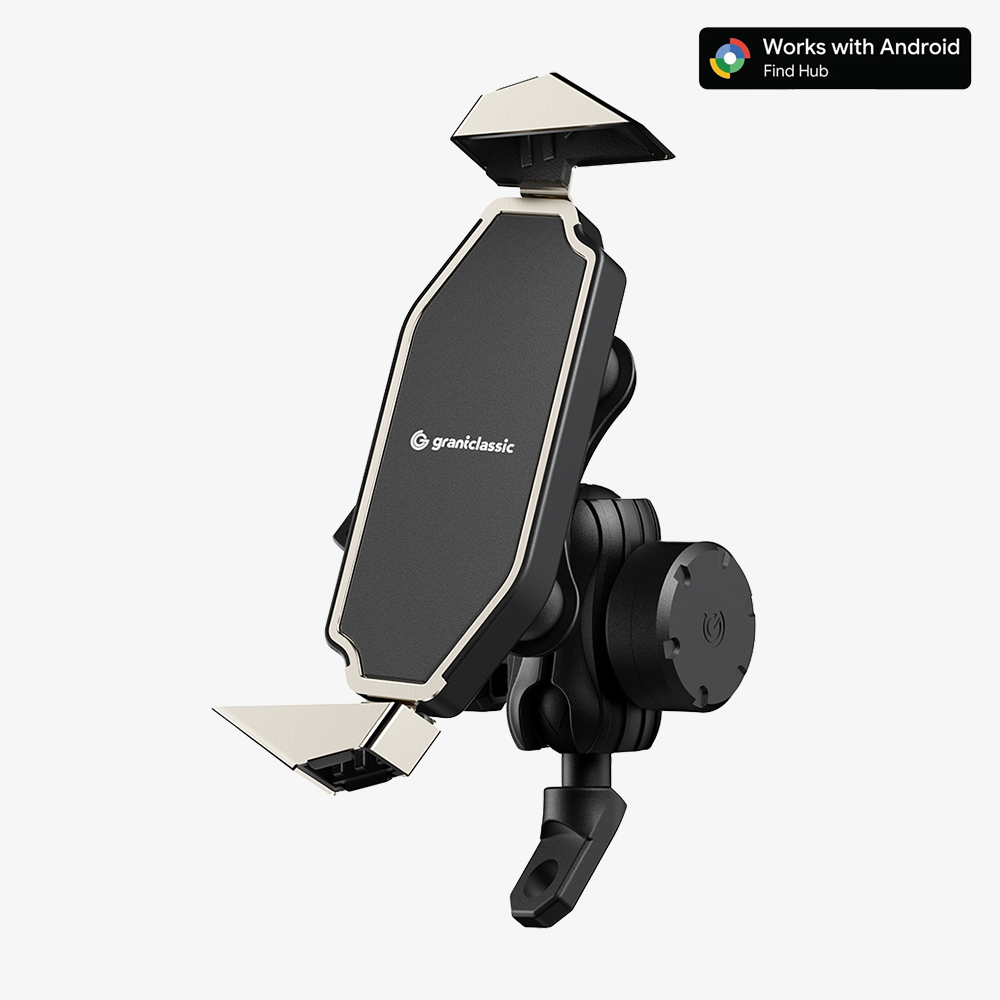 Dualfind Pro motorcycle phone mount, Locator Edition — image 4 | grantclassic