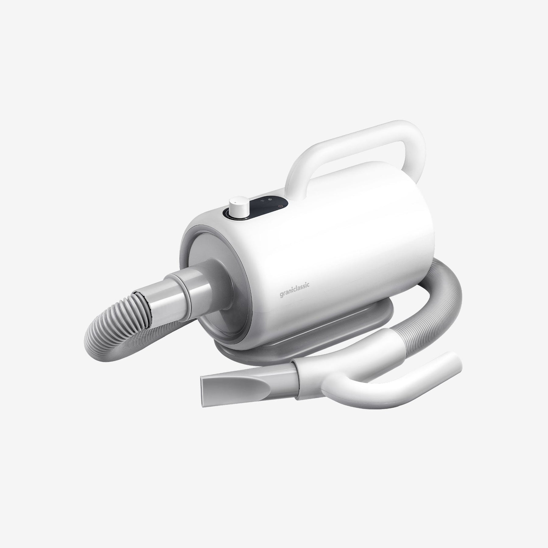 PetBlow Pro pet dryer, white unit with hose and flat nozzle | grantclassic
