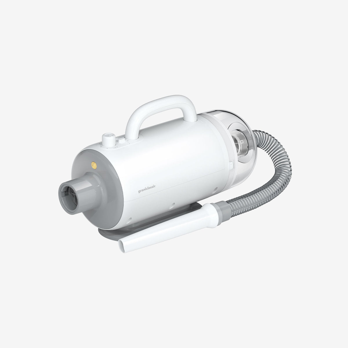 PetBlow 2-in-1 blower and vacuum, white pet dryer with nozzle and hose | grantclassic