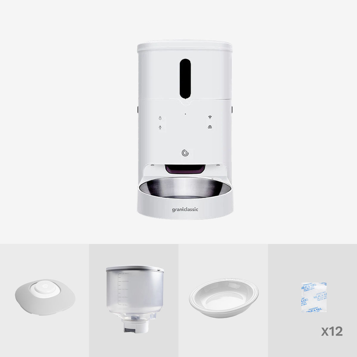 [Fully Loaded] LuxNourish Feeder + 6 L Hopper + Ceramic Bowl + Smart Button - Image 1 | grantclassic
