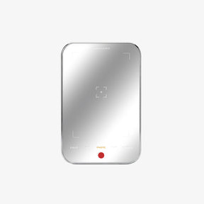 TITANSHIELD Mirror Edition, hand holding a phone and the power bank on a city street | grantclassic