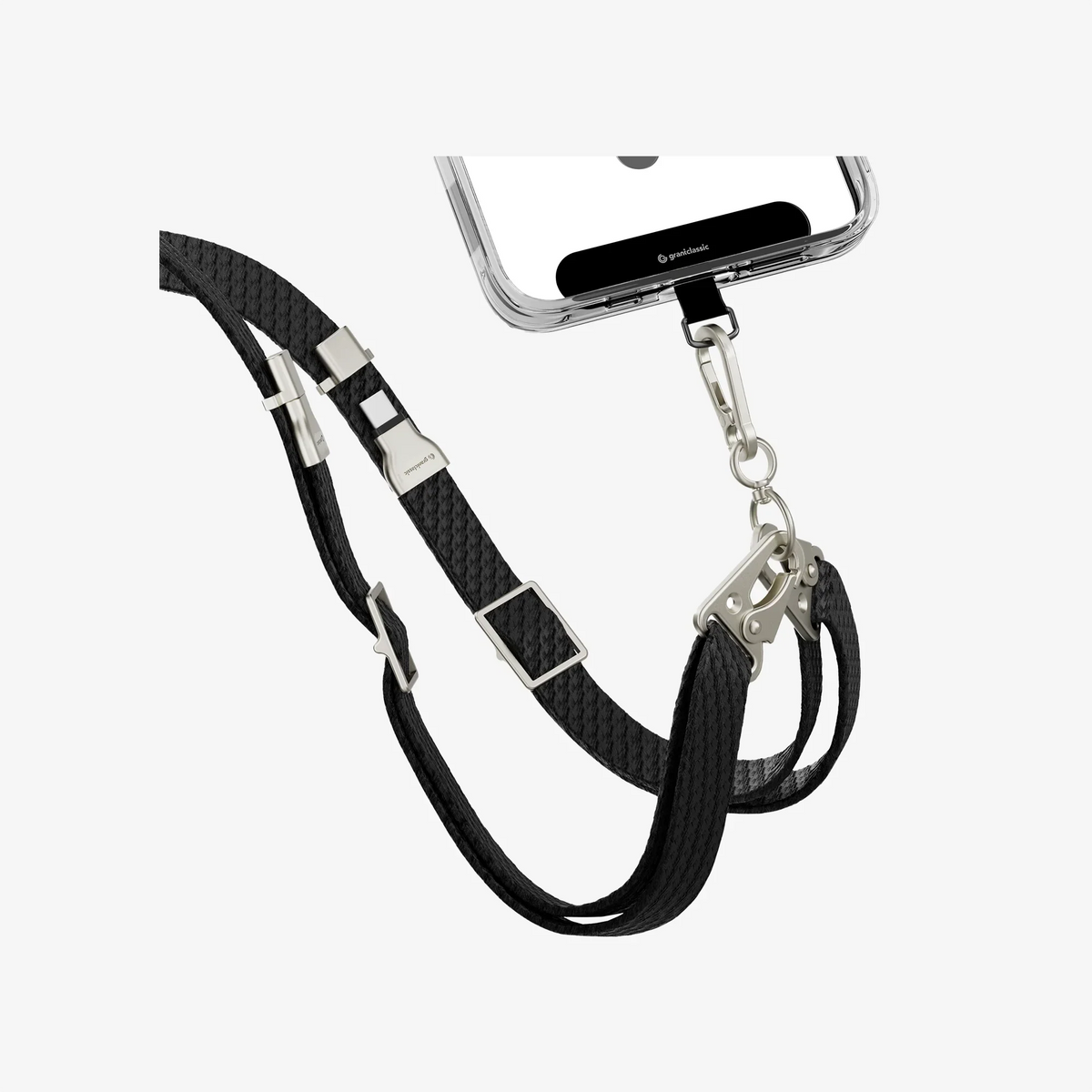 Velvet Strap Pro charging lanyard, 15 mm flat cable — Image 2 | grantclassic