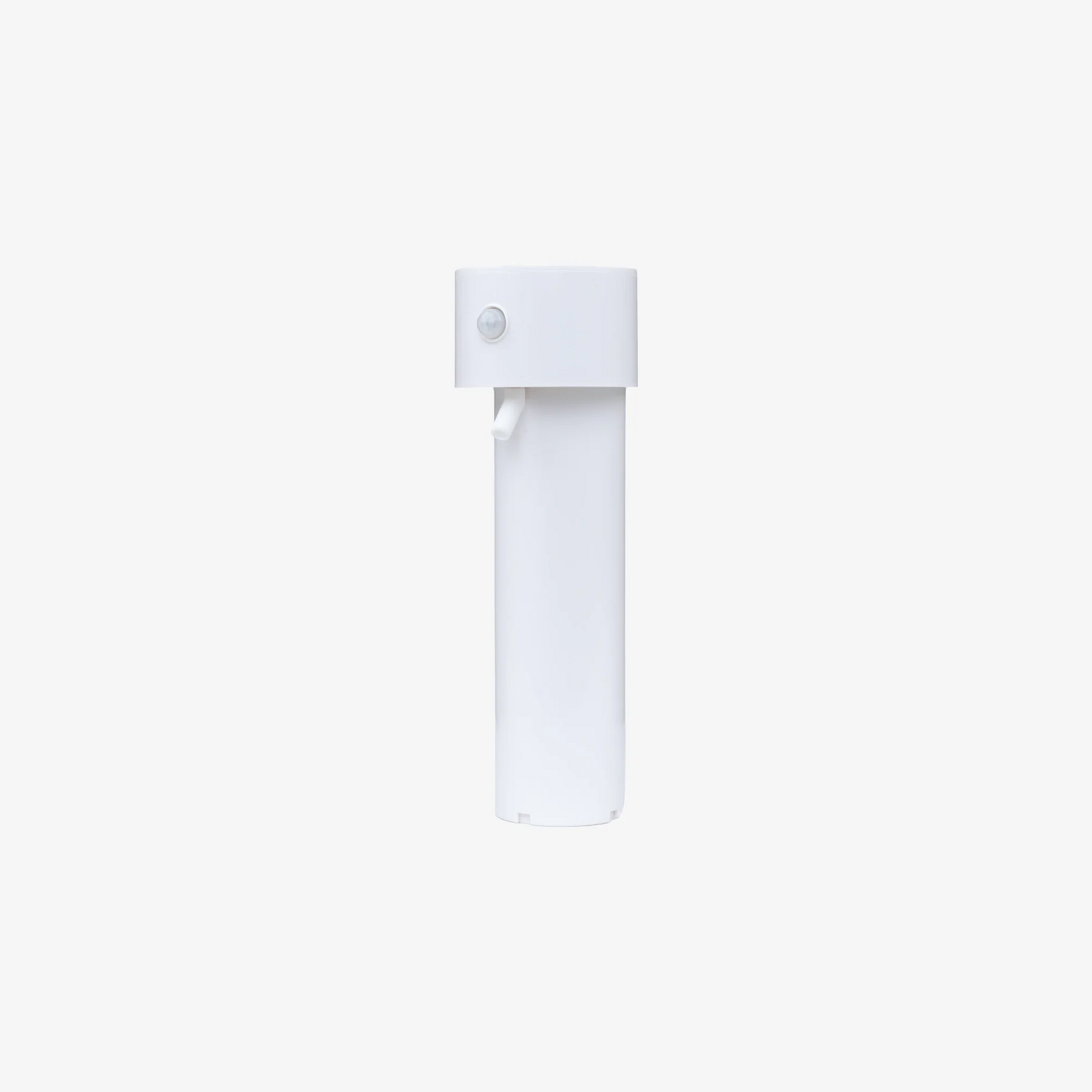 AquaLux smart ceramic pet fountain main unit, white cylindrical body, front view | grantclassic